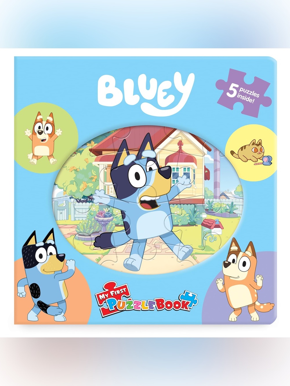My First Puzzle Book - Bluey, 5 puzzles